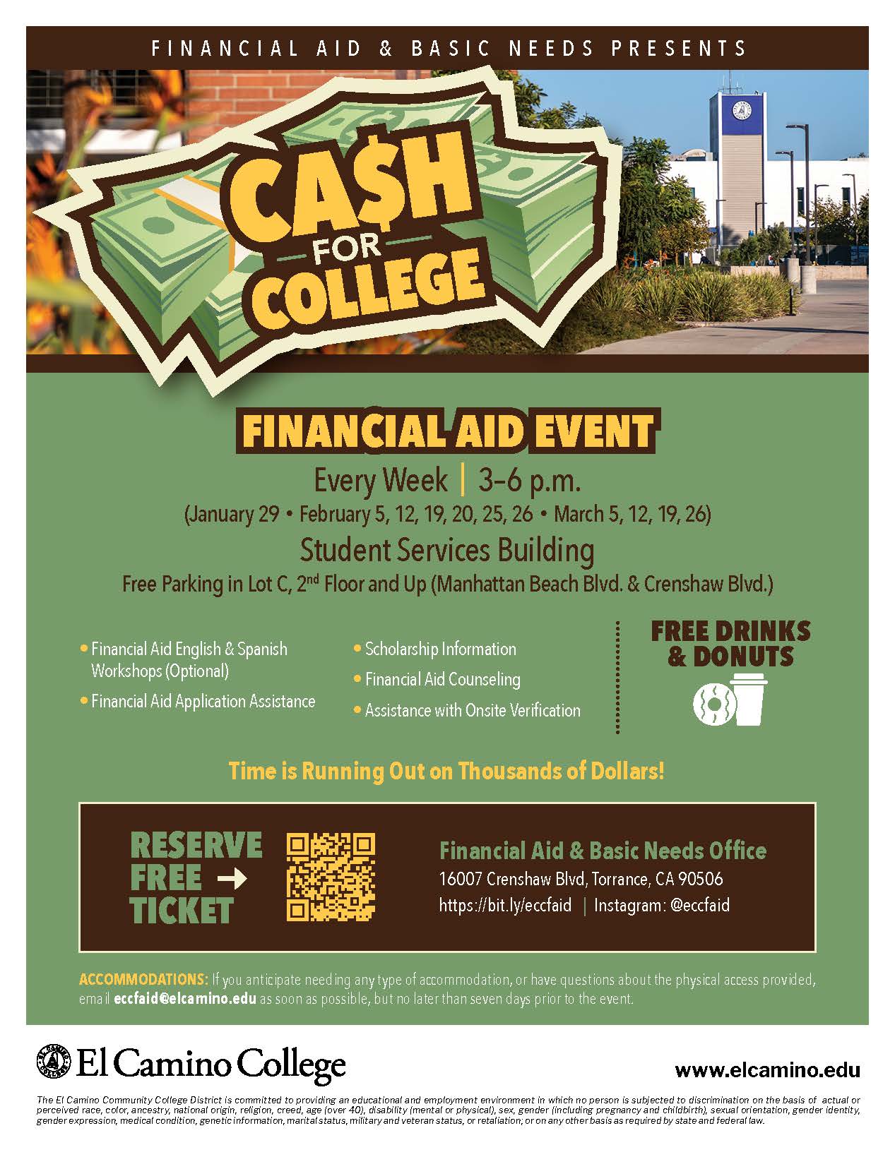 El Camino College FAFSA Events Da Vinci Connect High